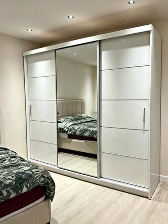 IKEA 250cm wardrobe with 3 sliding doors for sale 