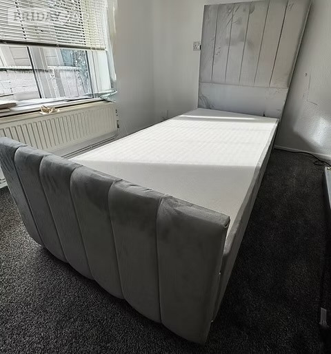 Single - Deluxe End Lift Divan Ottoman with Floor standing Hb in Rotherham