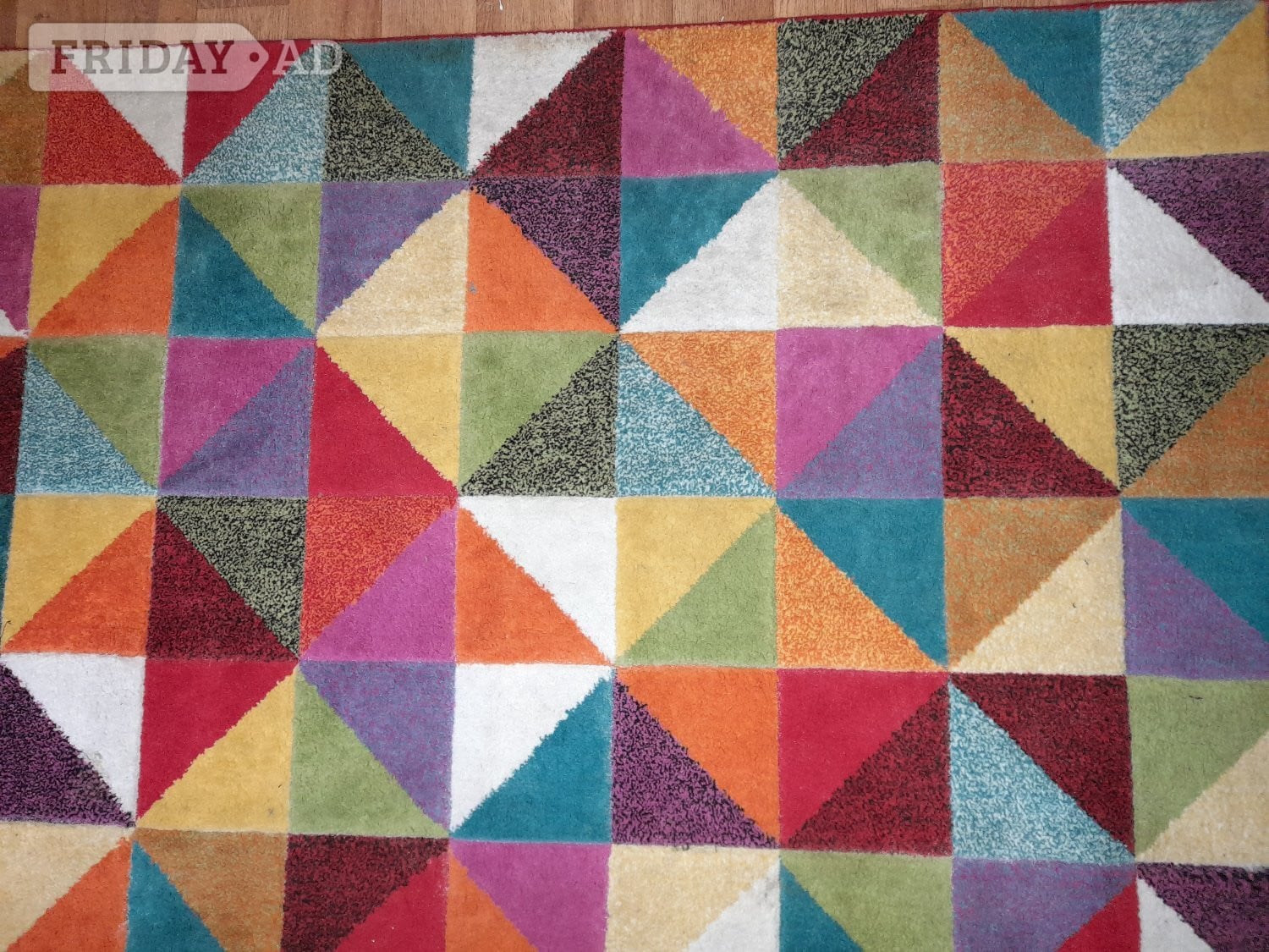 Multi coloured large floor rug in Bristol