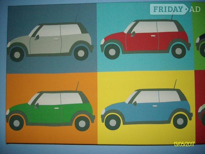 'MINI' Print Canvas Picture