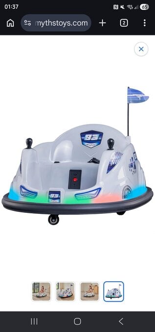 Girls bumper car 