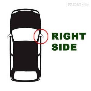 Audi A3 8V 2013-2016 LED side mirror indicators L/H and R/H, OEM Hella.