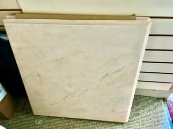 Carrera White Marble  Table Top  Size : 48 " by 26". by 1 " inch 