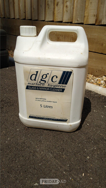 DGC Glass Cleaner, 5l, Part Used