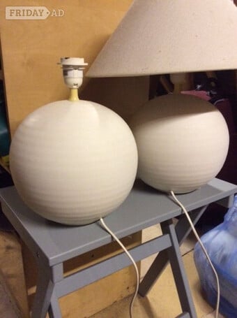 Two  table lamps 
