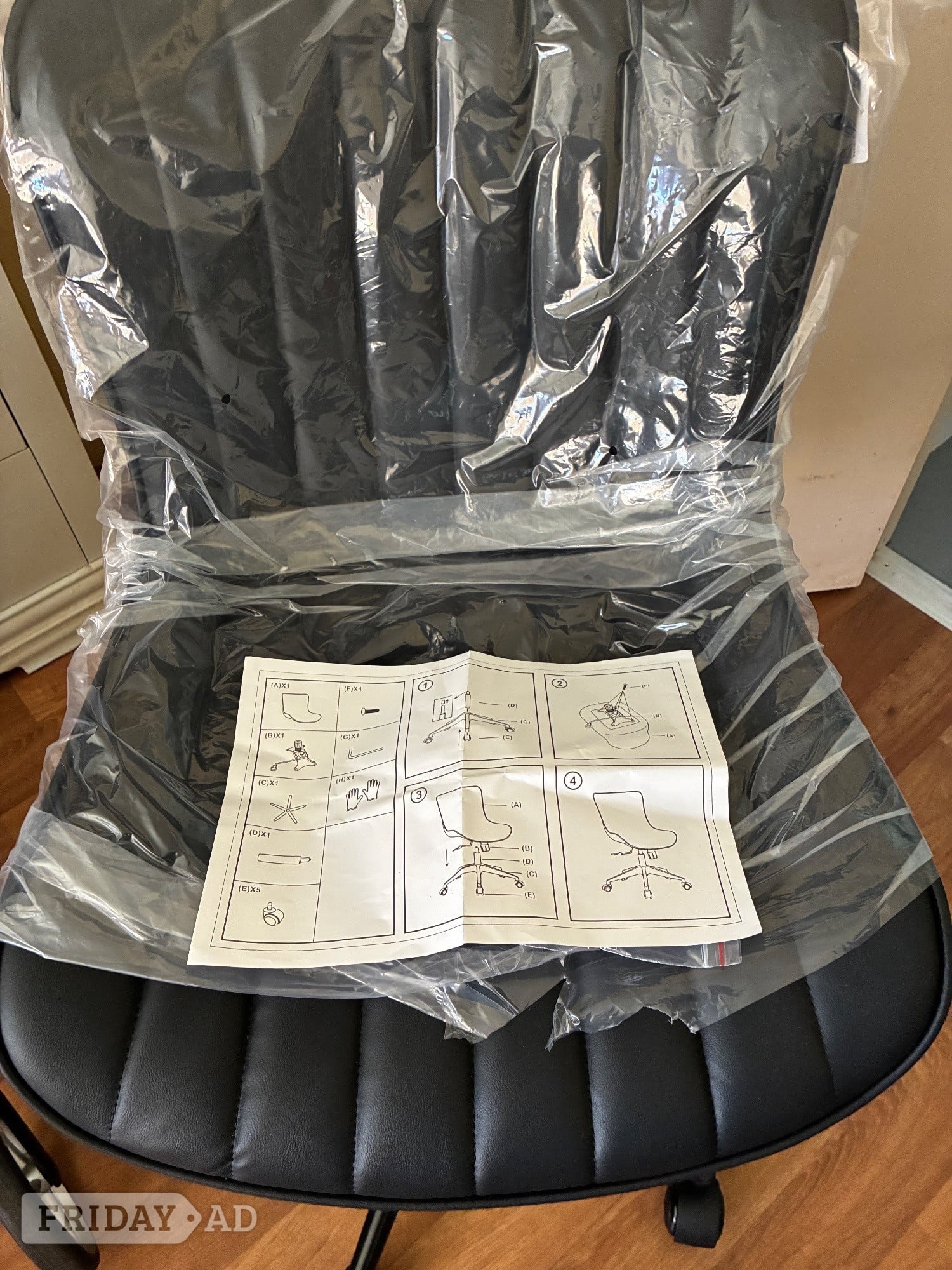 Office Chair Ergonomic Faux Leather Desk Chair New in Bexhill-On-Sea