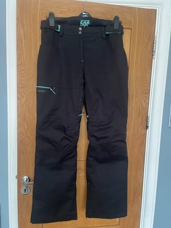 Womens Decathalon bootcut snowboard / ski trousers size L 