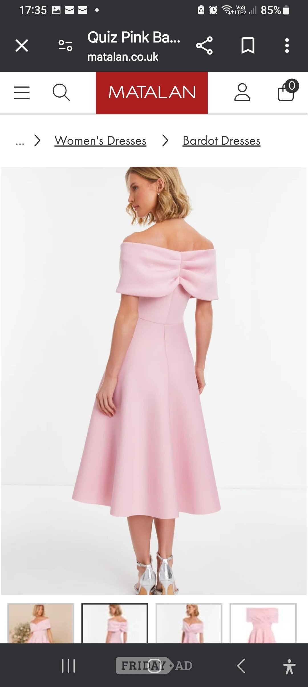 Pink occasion dress