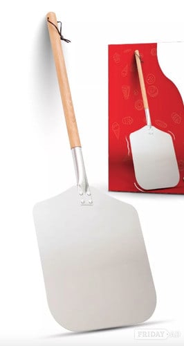 Brighton pizza Peel Aluminium 12-inch X 14-inch Pizza Paddle with handle
