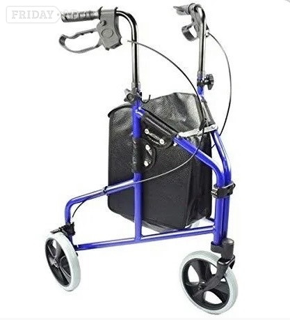 3-wheel walker with bag in Bexhill-On-Sea