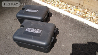 Two Rodent Control Boxes