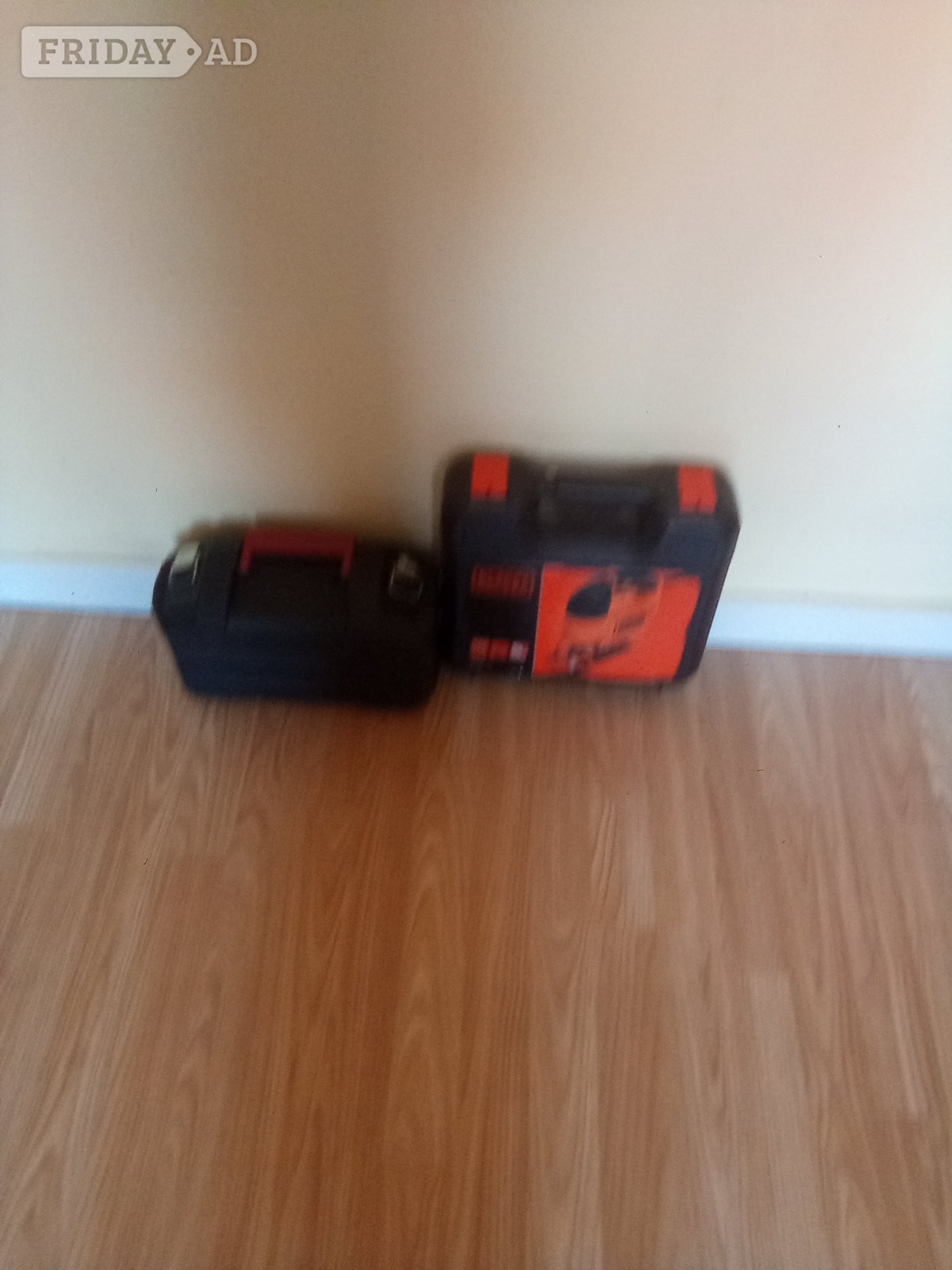 Toolbox, Sander black and Decker jigsaw, mixed section of tools 