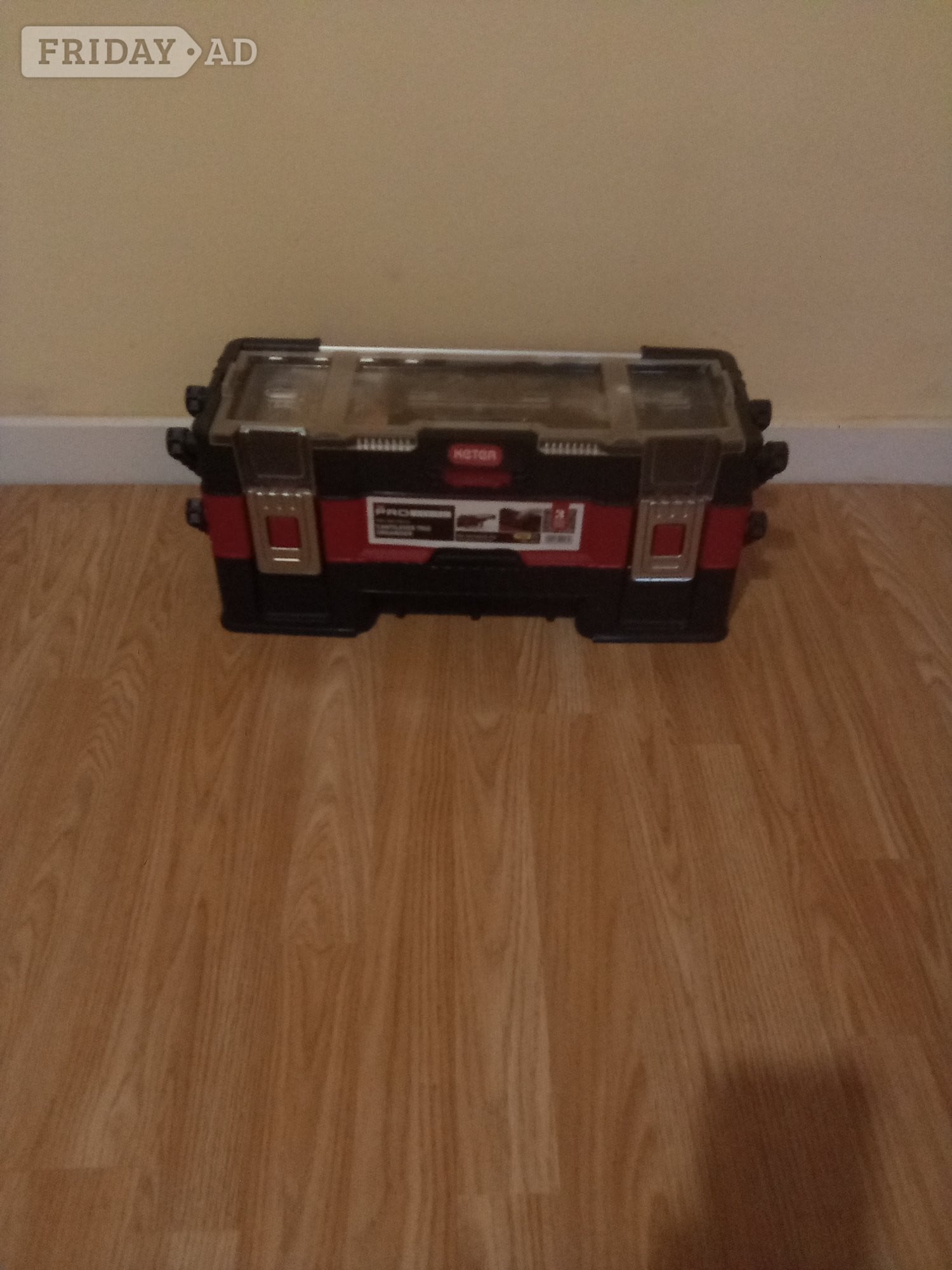 Melksham Toolbox, Sander black and Decker jigsaw, mixed section of tools 