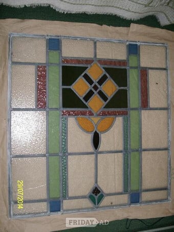 genuine 1930's leaded lights /windows for collector/use