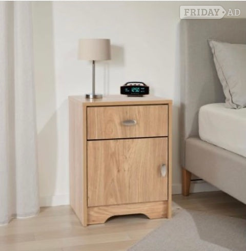 CARLTON BEDSIDE - OAK EFFECT in Rotherham