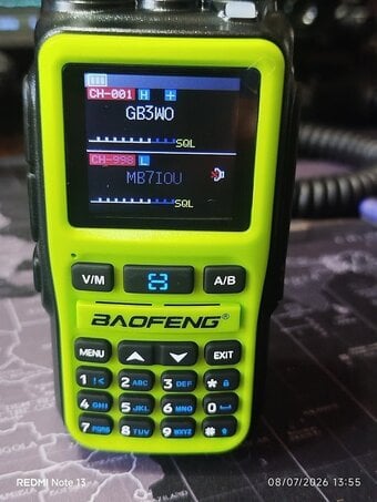 Green BAOFENG UV-5R MINI Hand held Transceiver VHF & UHF