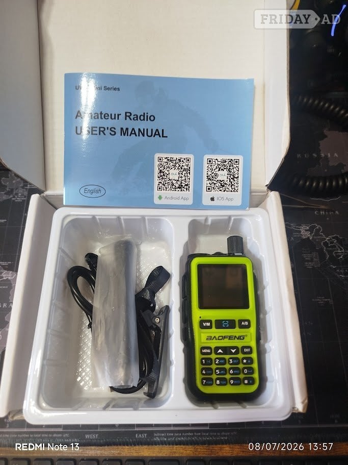 Green BAOFENG UV-5R MINI Hand held Transceiver VHF & UHF - Hobbies & Leisure in Steyning