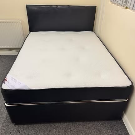 KING SIZE - PINEMASTER MEMORY MATTRESS DIVAN BASE & HEADBOARD - Furniture