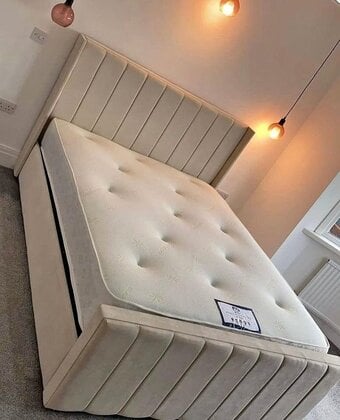 Double Bed with optional Mattress 