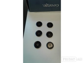 Mens Black Coat Buttons (6)