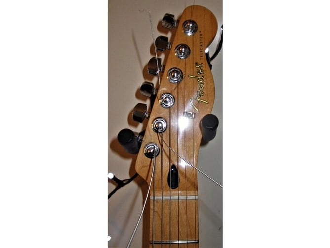 Fender Telecaster MiM  Black. Quality New Strings fitted - Musical Instruments