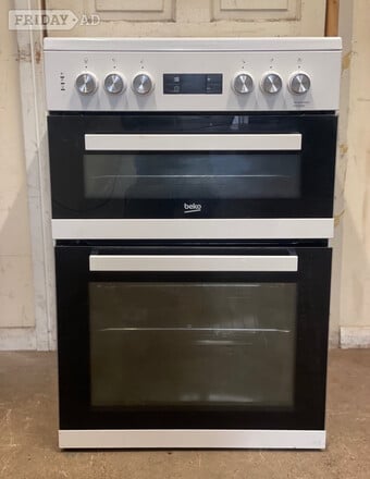 Beko electric cooker 60cm ceramic double oven 3 months warranty 
