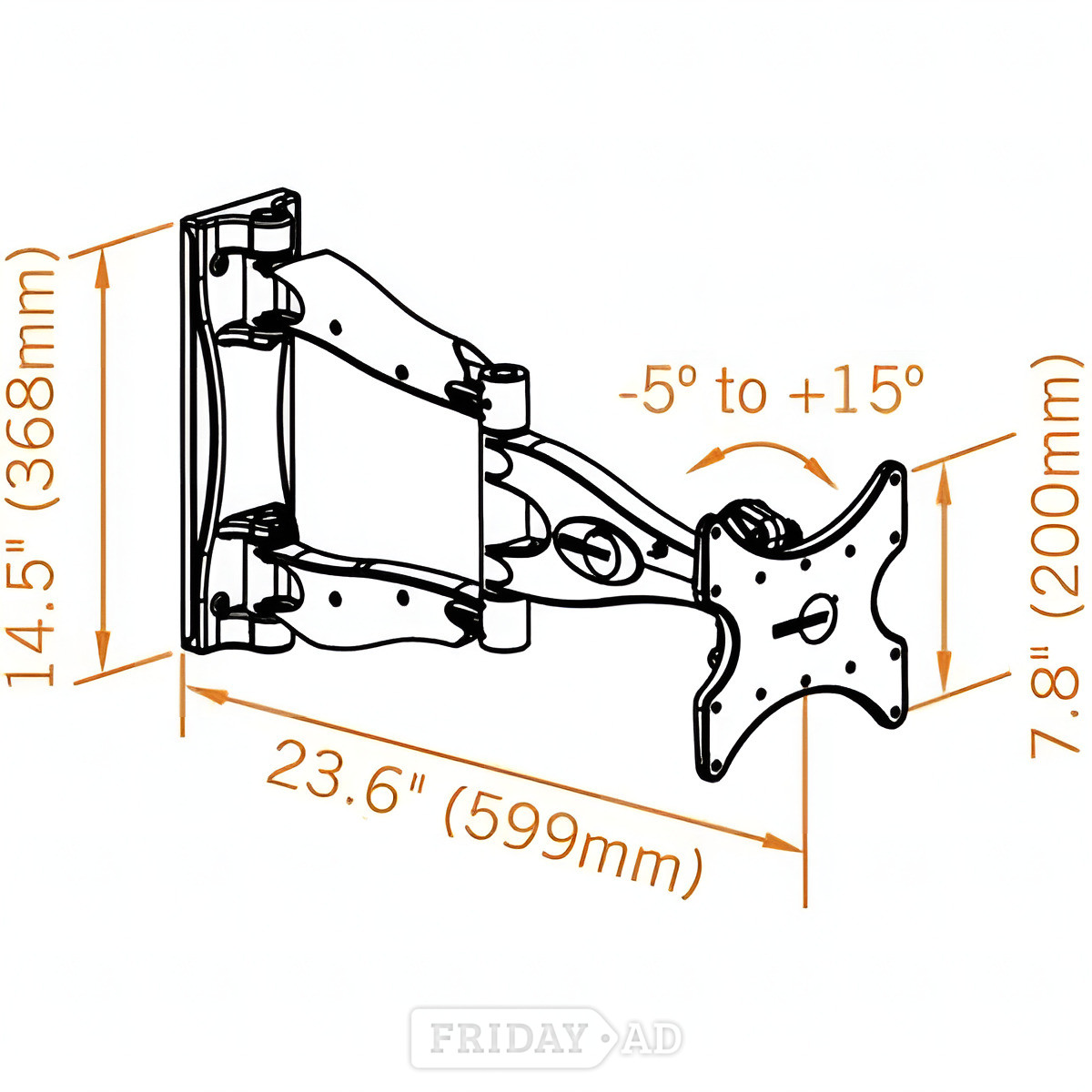 Omnimount CL-M 23" - 37" Cantilever Mount - Tv, Audio & Cameras