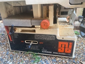 # Vintage Zinken Italiana Combination Woodworking Machine – 1982