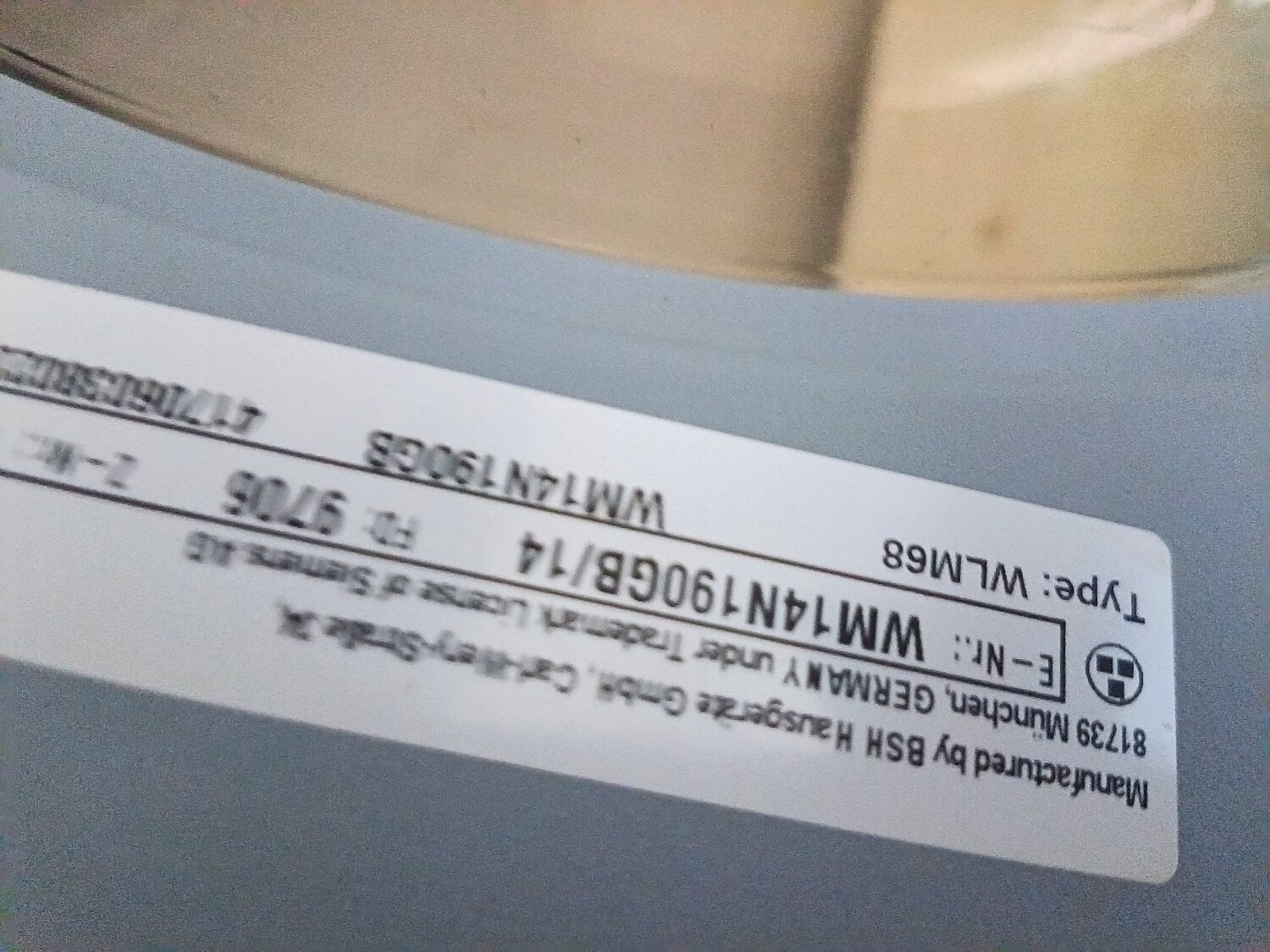 HOUSE MOVE.. SEIMANS iQ300 Washing machine. - Home Appliances