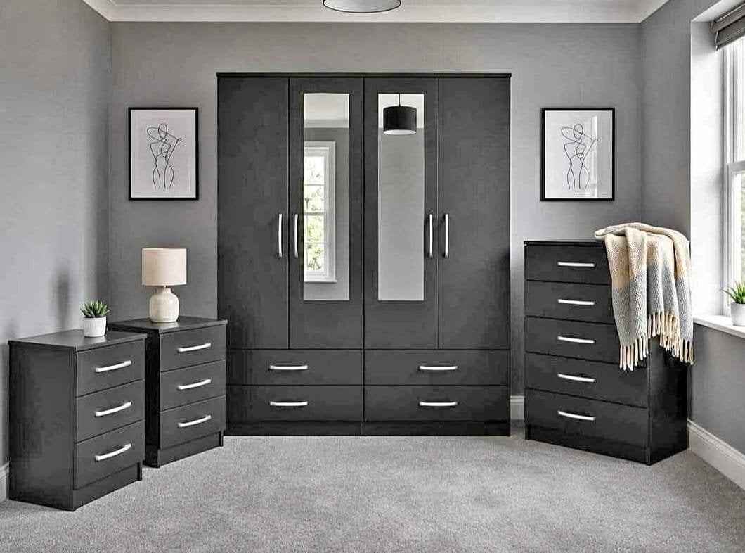 Complete ✅ bedroom set  furniture sale for near me  - Furniture