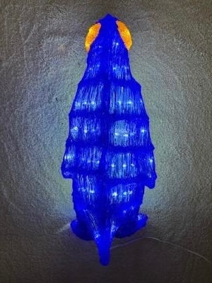 Penguin acrylic Christmas light