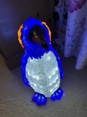 Uckfield Penguin acrylic Christmas light