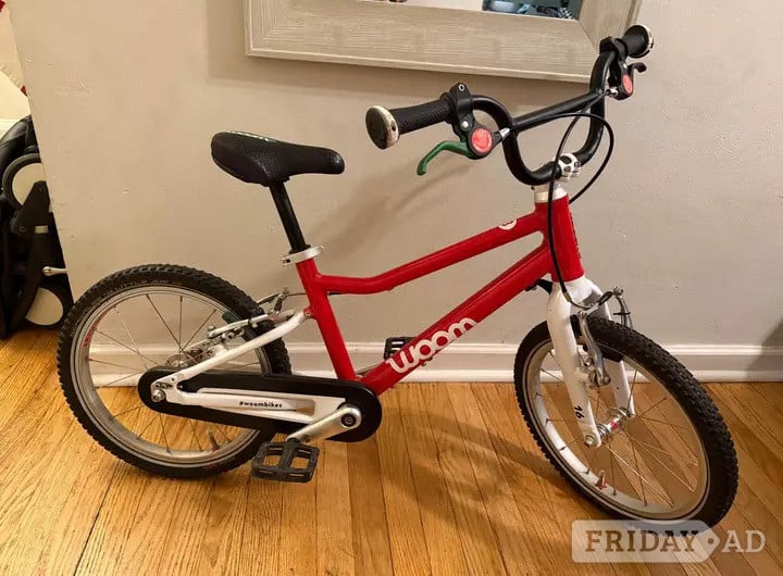 London Woom 3 Kids' Bike – 16" Wheels – Red