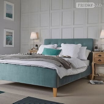 DOUBLE - PIERRE AQUA BED FRAME