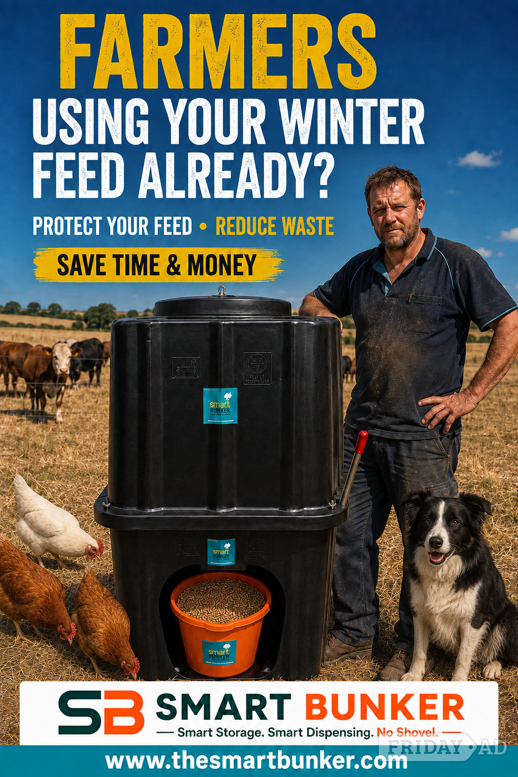 The Smart Bunker Animal Feed Storage  in Carnoustie