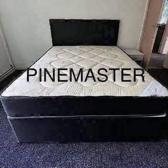 King - pinemaster matttess with divan base and Hb