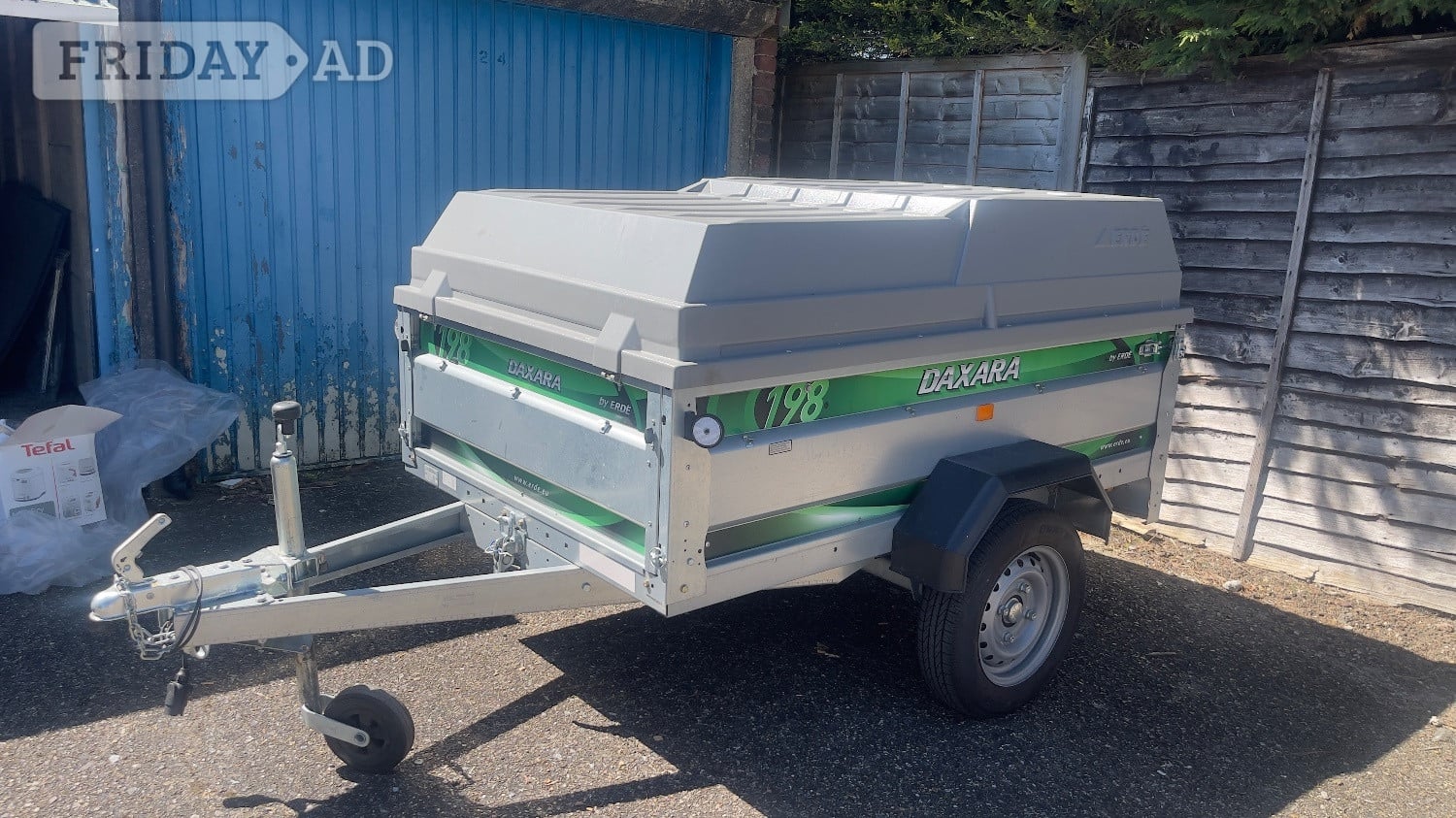 Daxara 198 Trailer – 750kg – With Lid and spare wheel- Excellent  in Redhill