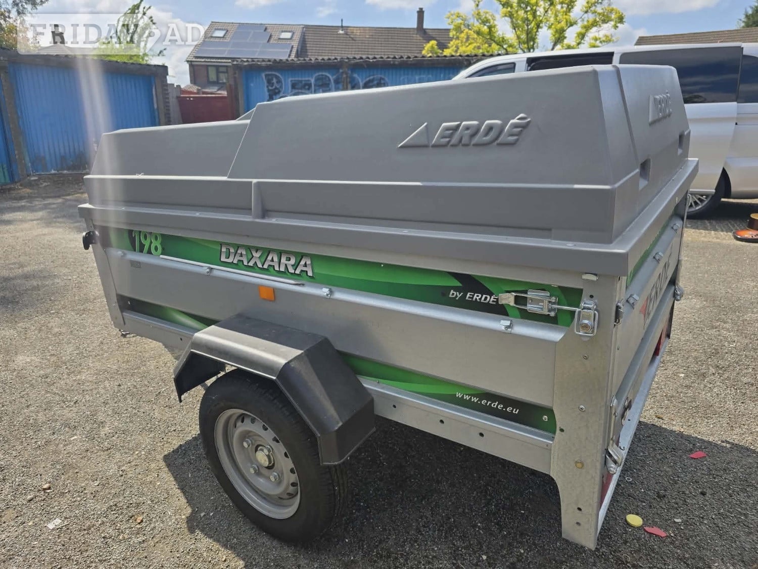 Daxara 198 Trailer – 750kg – With Lid and spare wheel- Excellent  - Trailers & Horseboxes