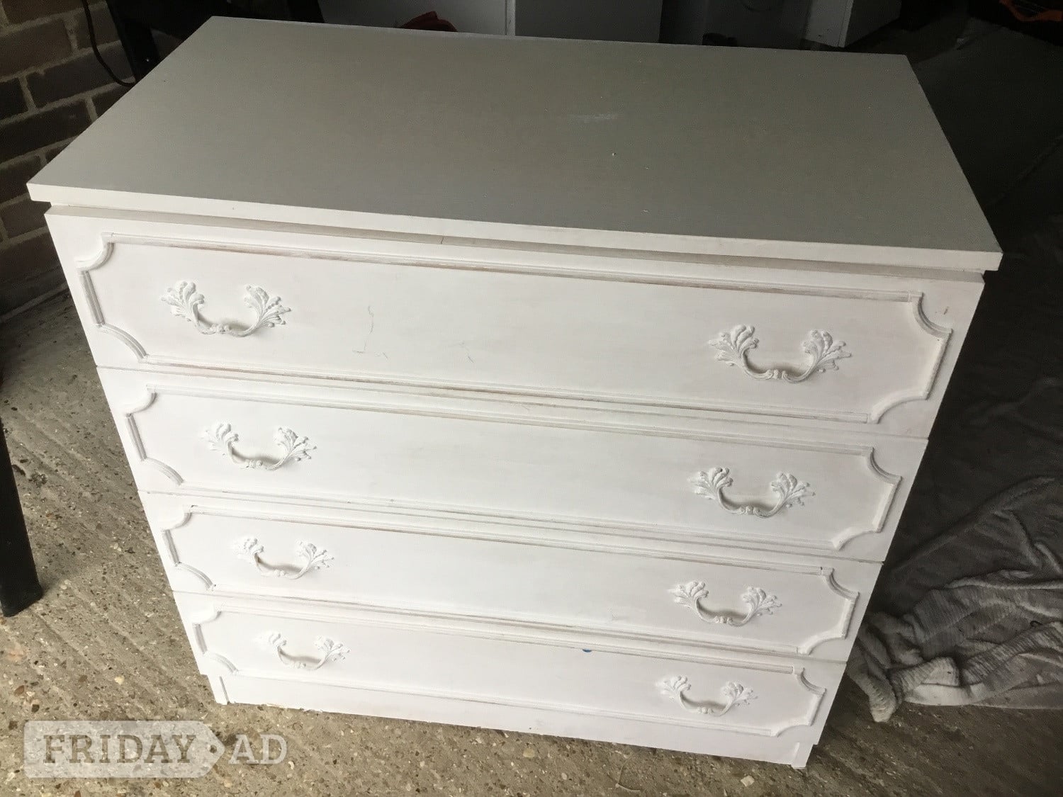 White chest of drawers in Crawley