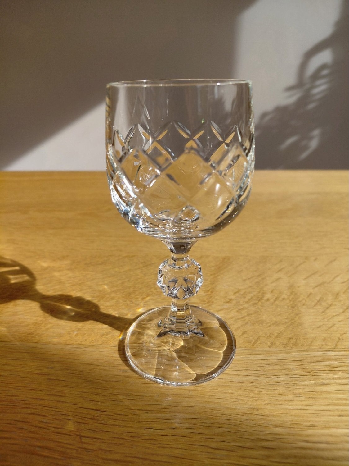 Set of 6 Crystal Cut Glass Sherry/Port Glasses – Good Condition - Cookware & Dining in Winchester