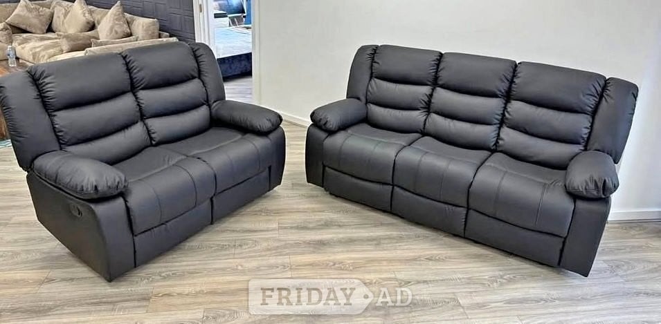 Roma Recliner 3 Seater & 2 seater Sofa set luxury Comfort ¬ FHD in Ipswich