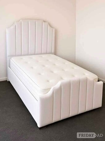 Single Beds ~~ Arizona white single bed with mattress for sale ~ 