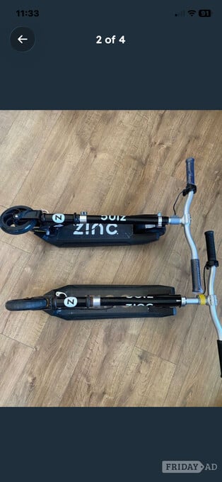 2 scooters zinc E5 good working order 