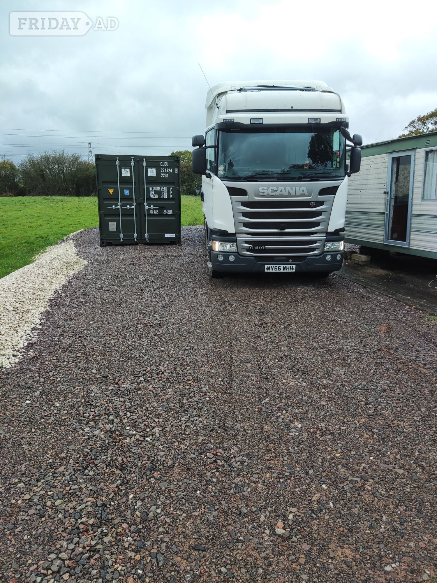 2 storage containers.
