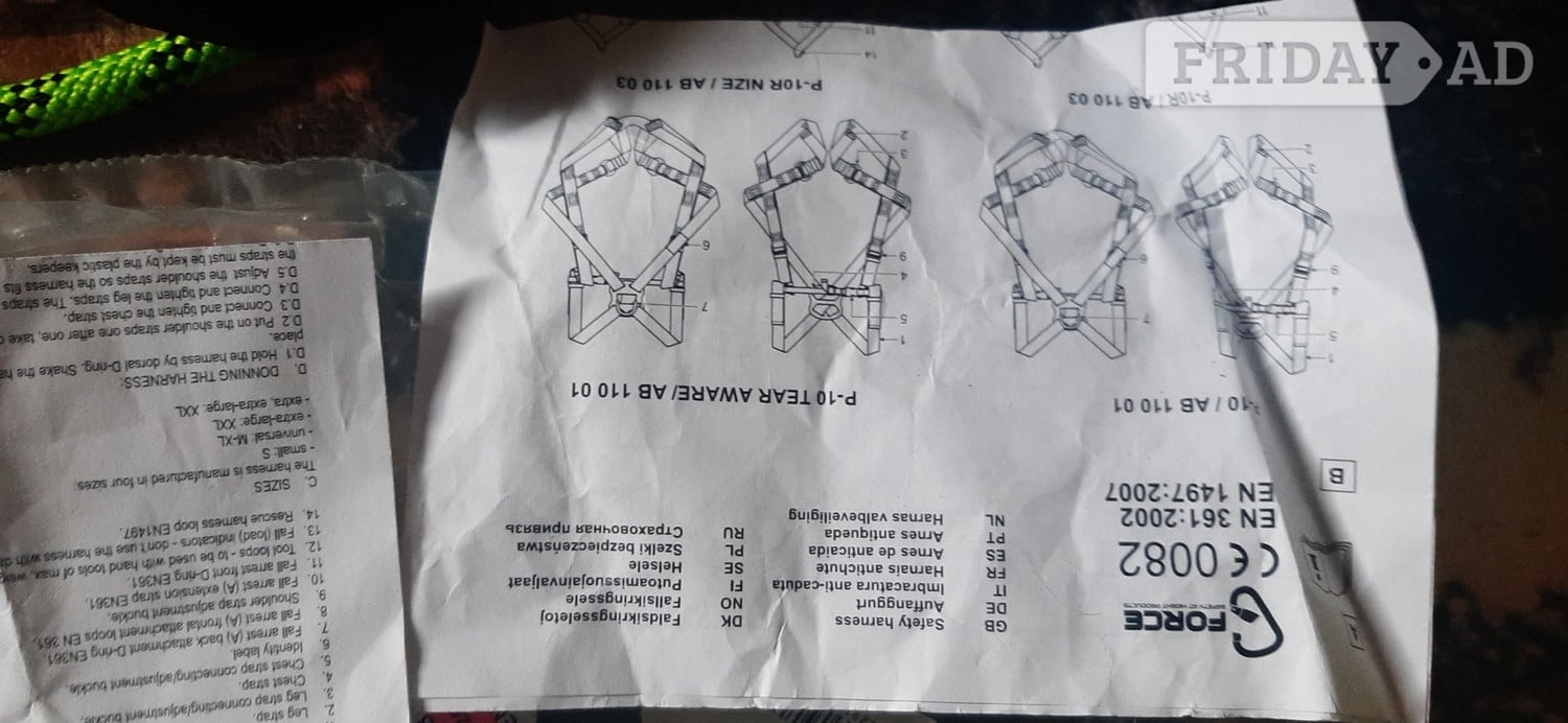 G FORCE SAFETY HARNESSES X2