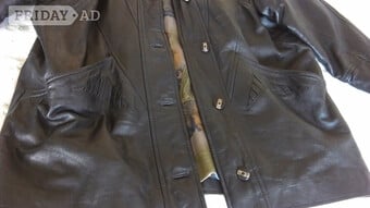 For Sale Italian Leather Coat Brand New
