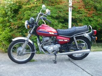 A rare classic motor cycle that is easy to ride and very economic