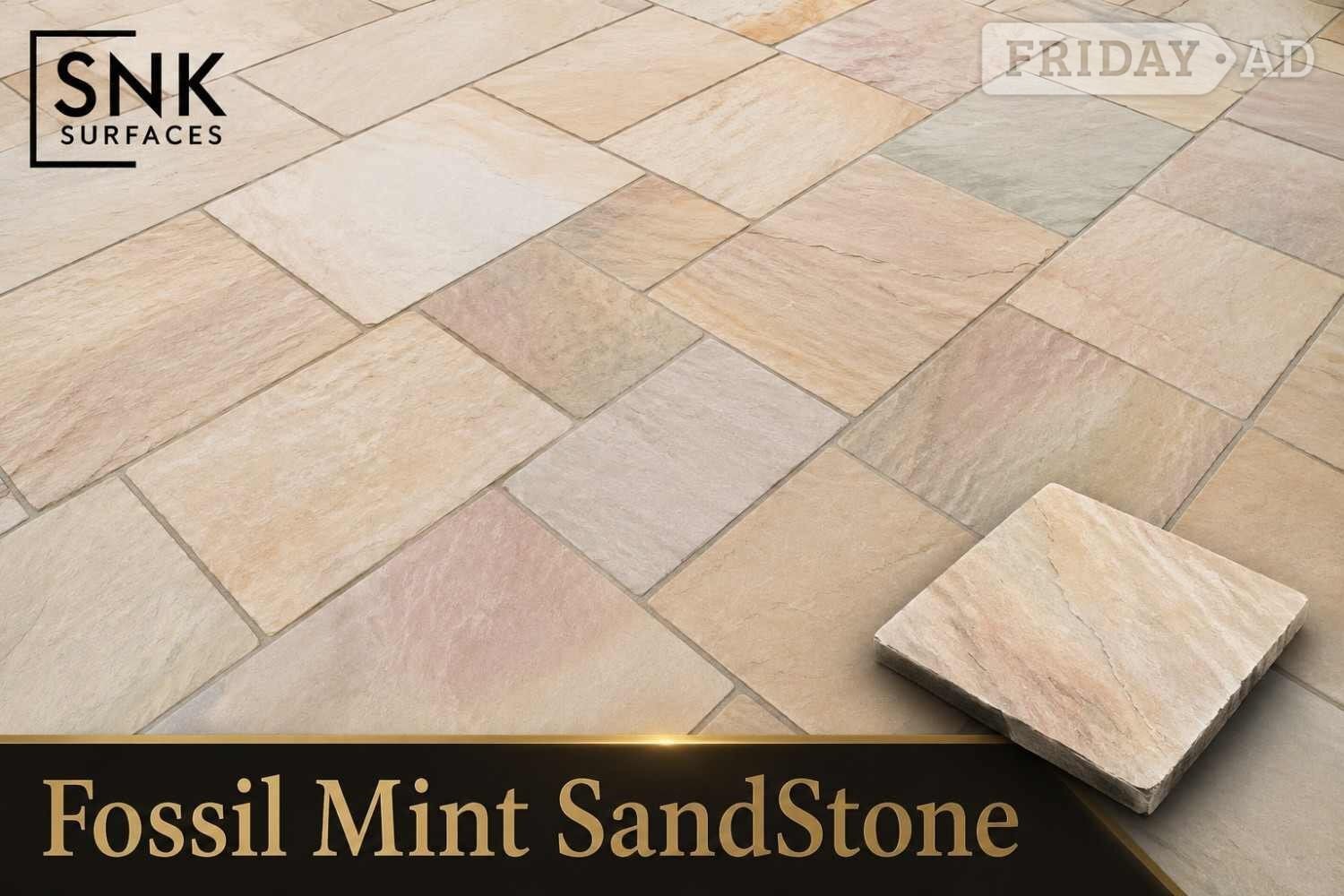 Fossil Mint Sandstone Supplier with Quarry-to-Export Supply