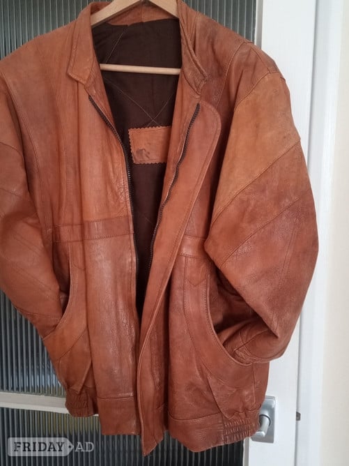 Brown leather jacket in Littlehampton