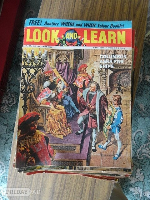 Look and Learn magazines Vintage 1960s. Job Lot in Lancing
